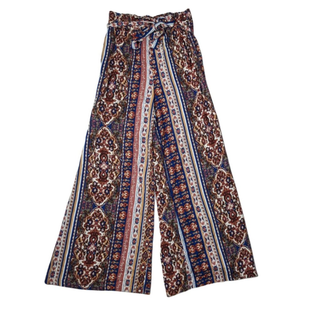 Wide Leg High Rise Pants - HAS POCKETS Size 2 4 S XS Small - fall colors style - Picture 16 of 16